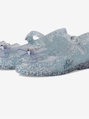 Mini Melissa Elsa Glitter Jelly Bow Flats